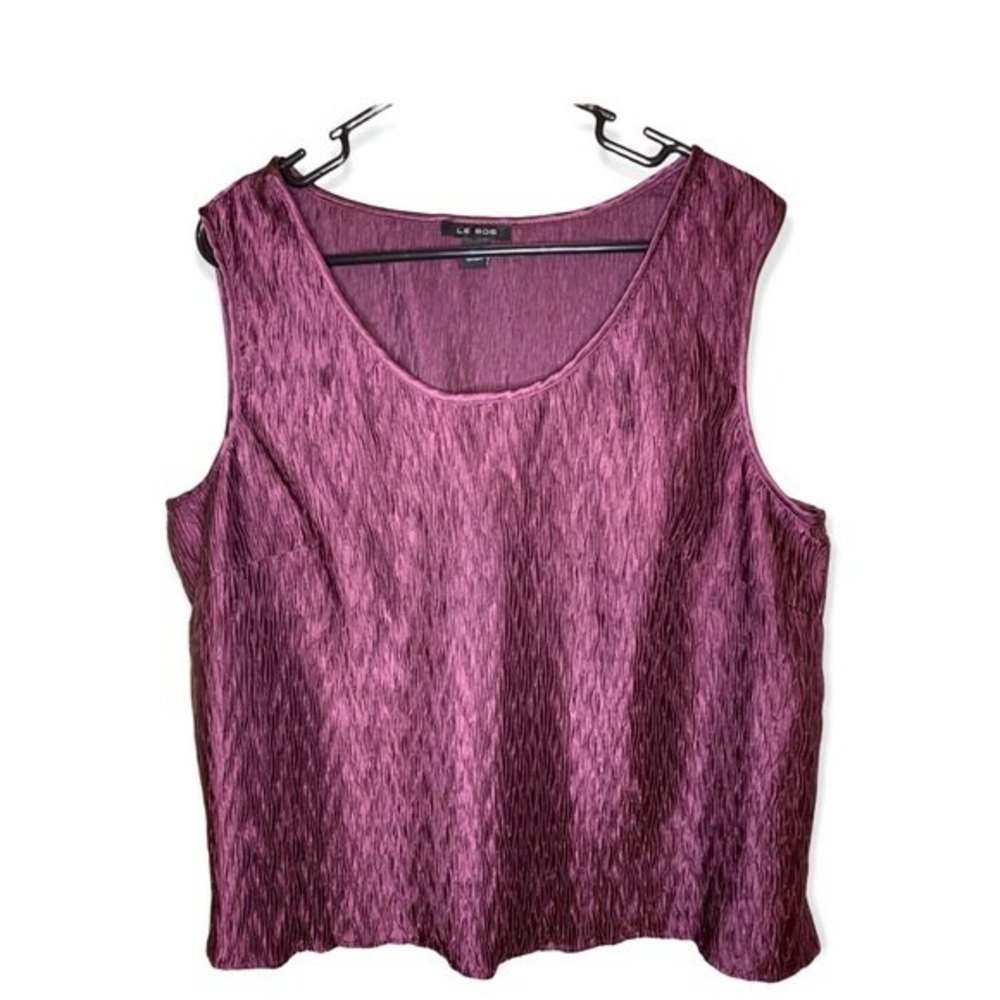 LE BOS Purple Tank Top